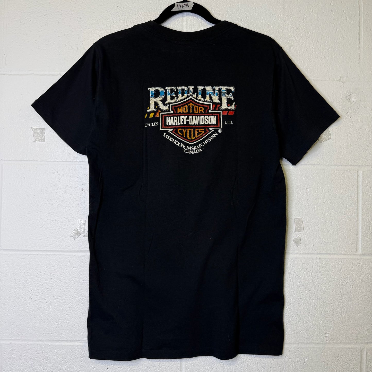 90's Harley Davidson Saskatoon Saskatchewan T-Shirt Sz L (B1821)