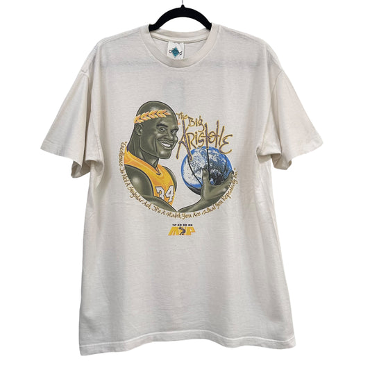 2000 Shaq Big Aristotle MVP T-shirt Sz L (L929)