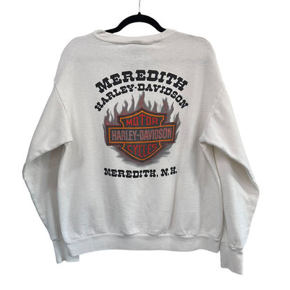 1990 Harley Davidson 3D Emblem Crewneck Sz XL (A6013)