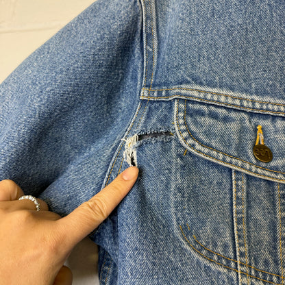 90's Lee Storm Rider Denim Coat Jacket (B1961)