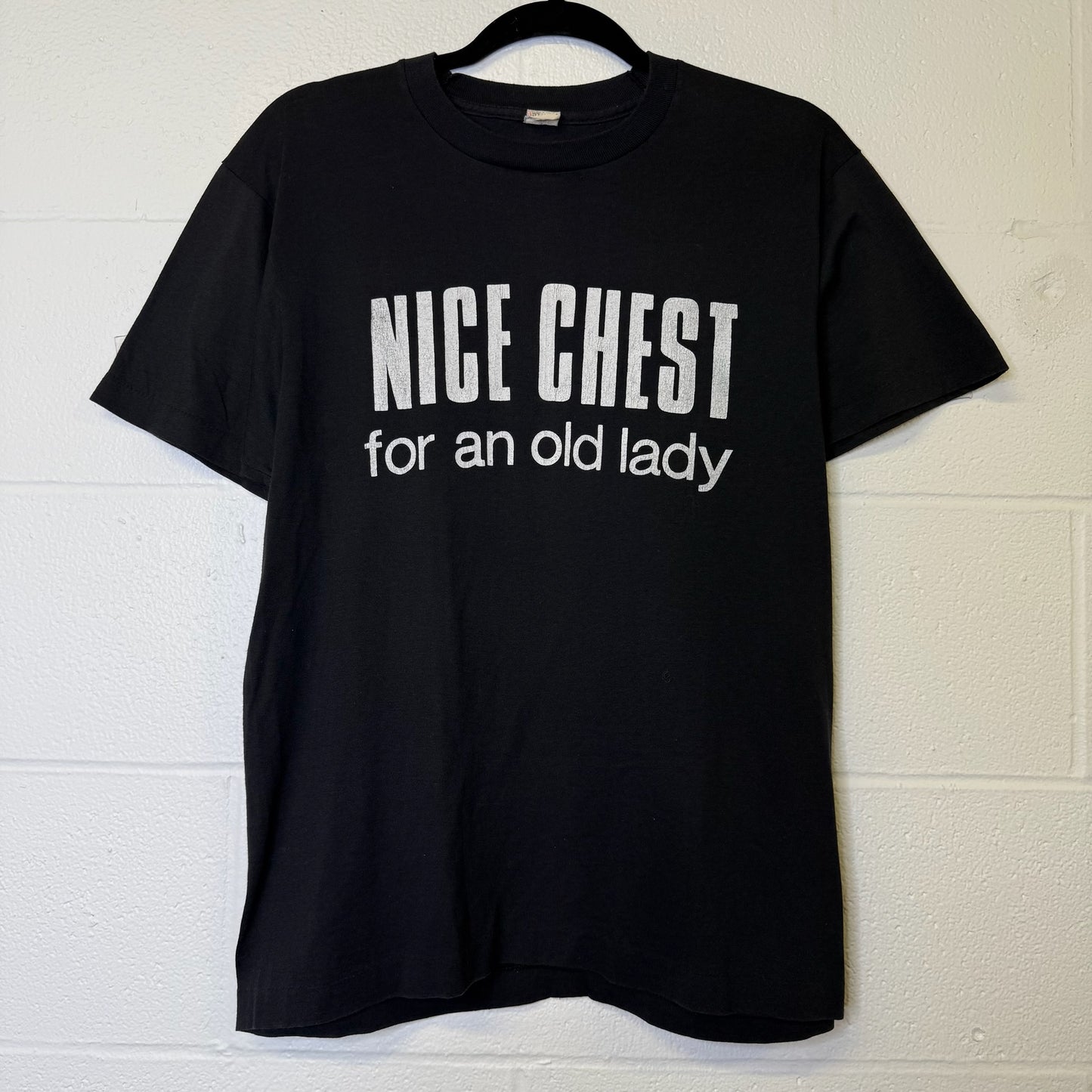 80's Nice Chest T-Shirt Sz L (B1763)