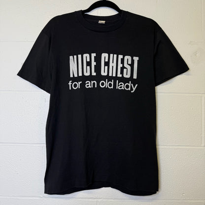 80's Nice Chest T-Shirt Sz L (B1763)
