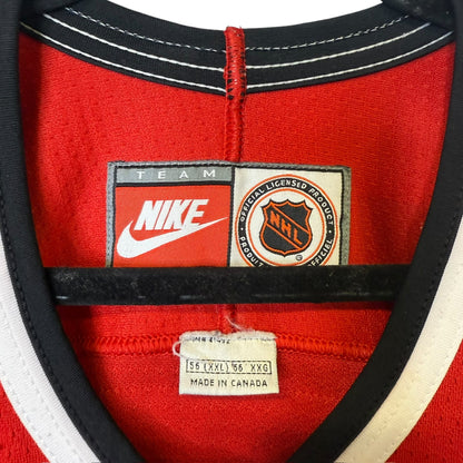 90s Chicago Blackhawks Chris Chelios Nike Hockey Jersey Sz 2XL