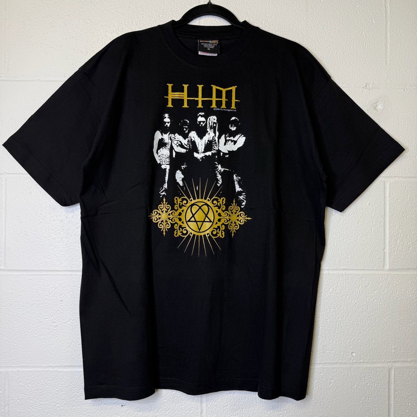 2006 HIM Heartagram T-Shirt Sz XL  (B2049)