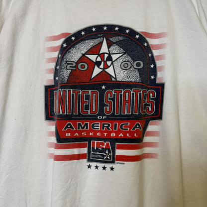 2000 Team USA Basketball Champion T-Shirt Sz 2XL (B577)