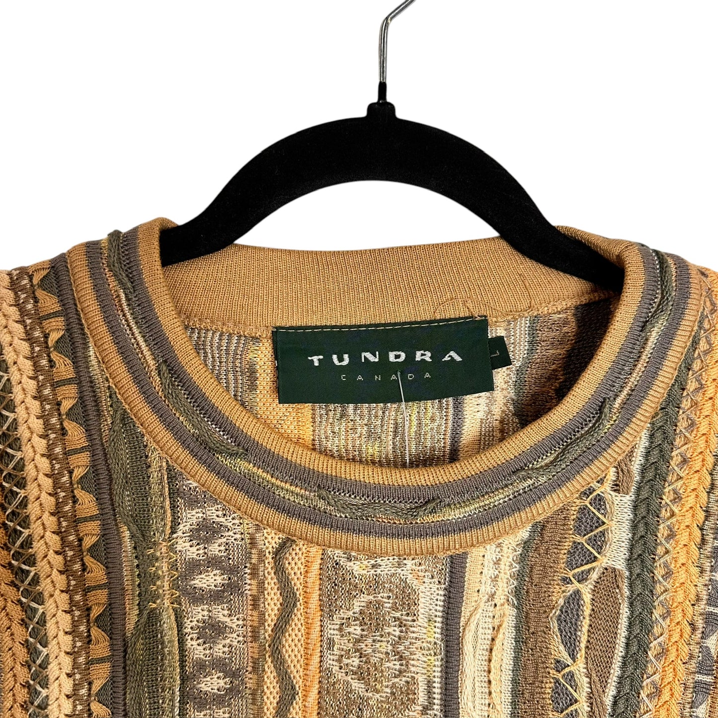 90's Coogi Style Sweater by Tundra Sz L (A7463)