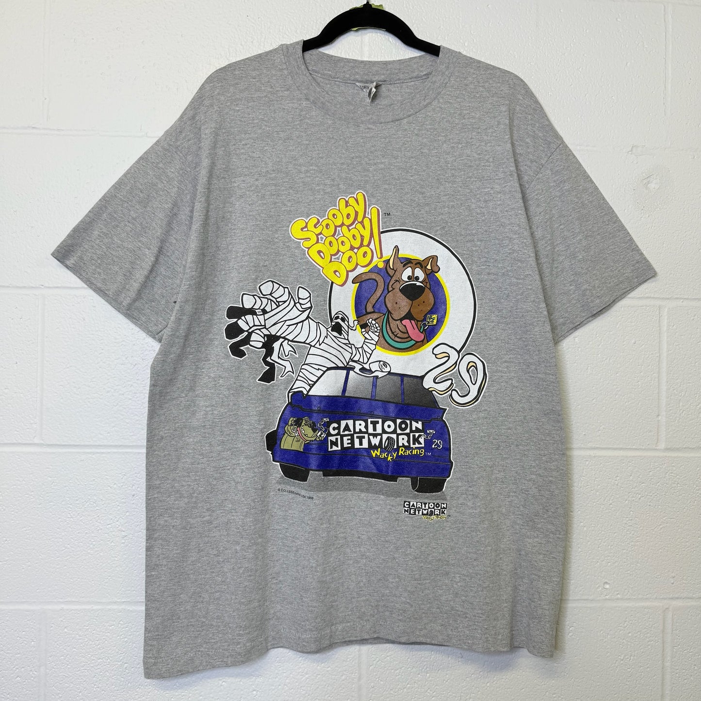 1998 Scooby Doo NASCAR T-Shirt Sz L (A9085)