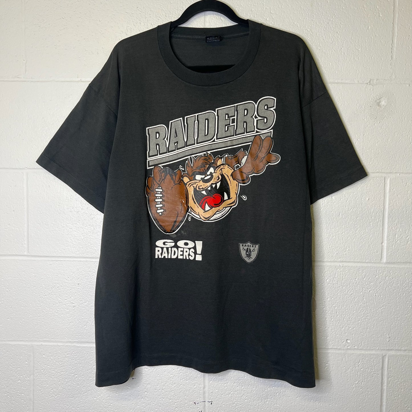 90s Los Angeles Raiders Taz NFL T-Shirt Sz XL (B2435)
