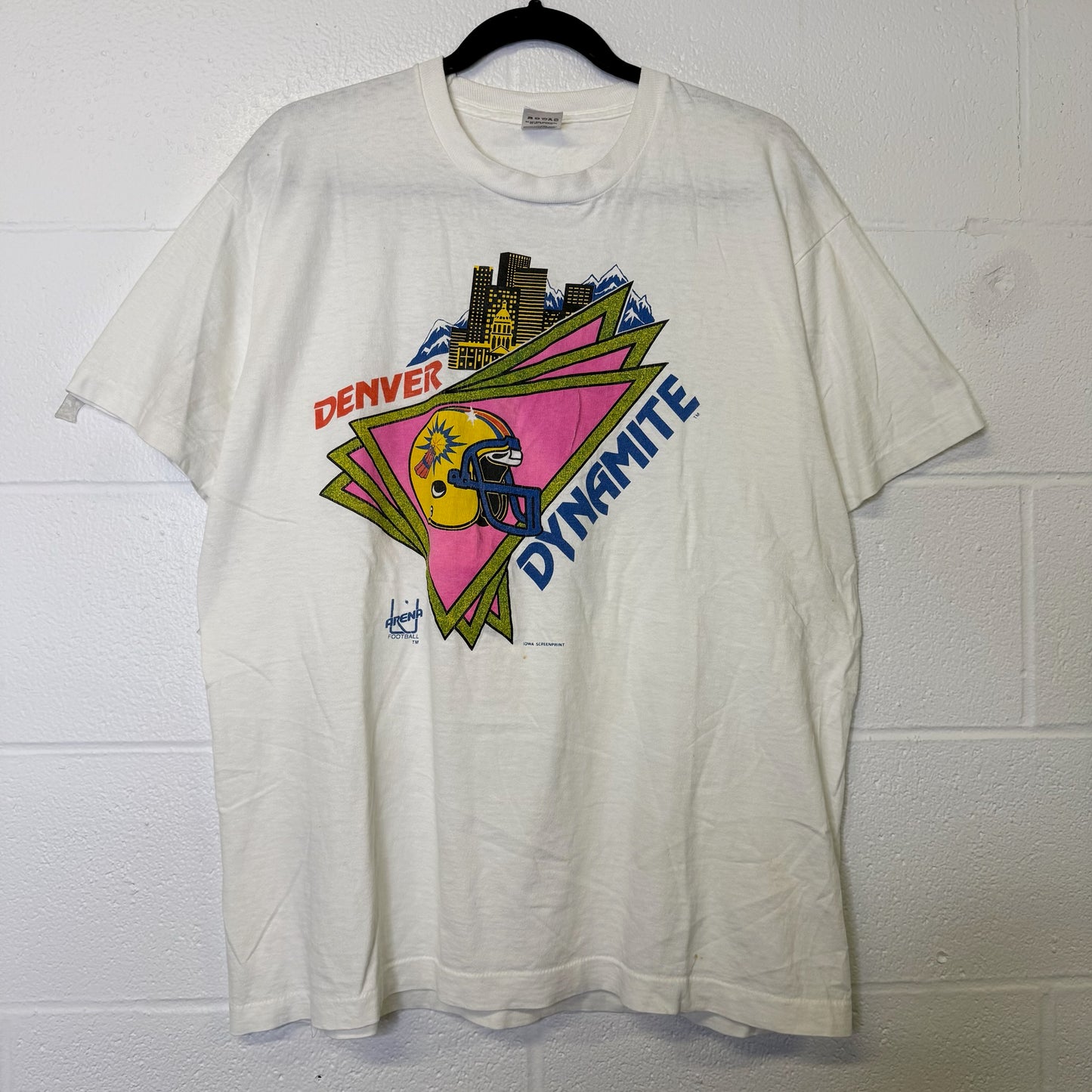 90s Denver Dynamite NFL T-Shirt Sz XL (B2914)