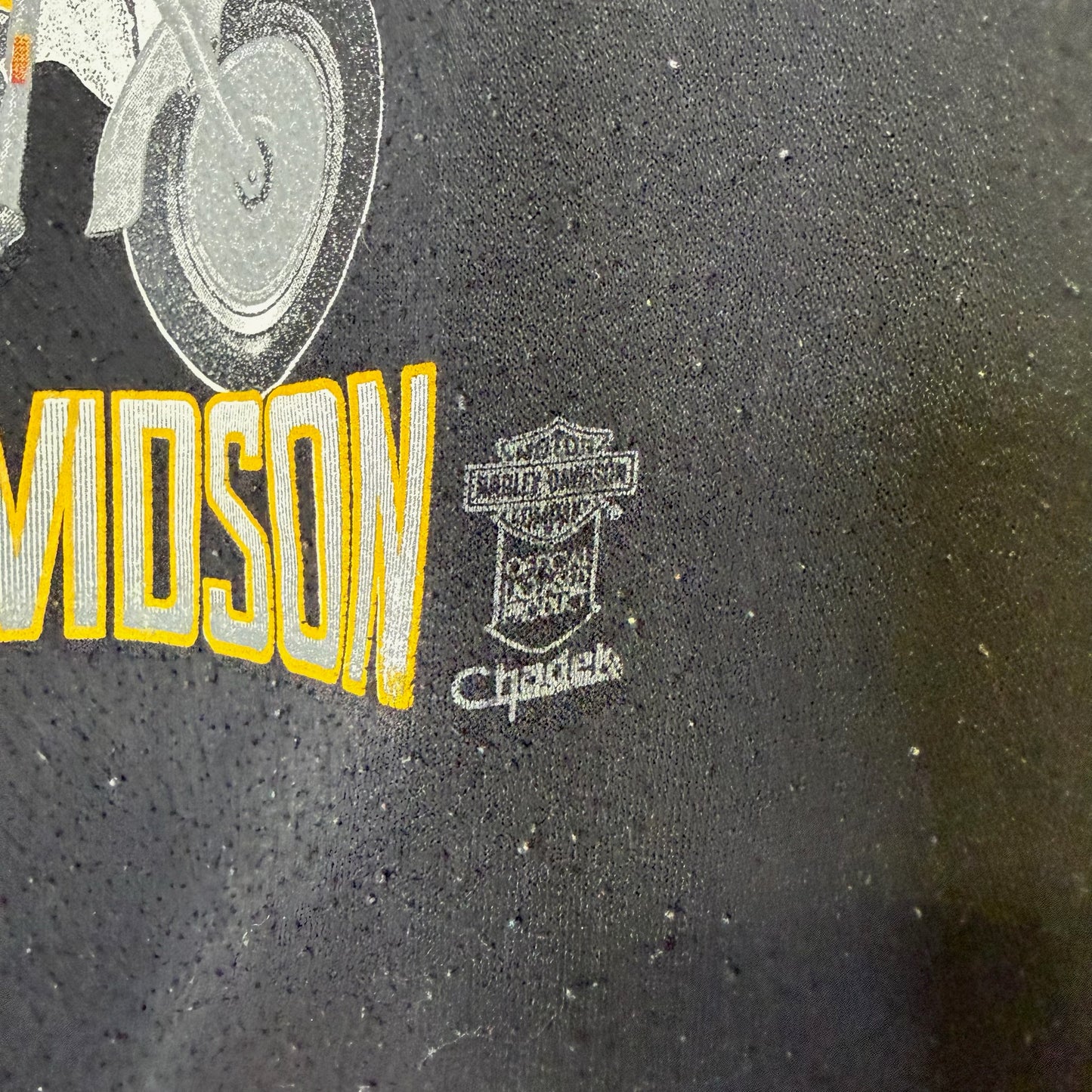 90's Harley Davidson Saskatoon Saskatchewan Crewneck Sz L (B1436)
