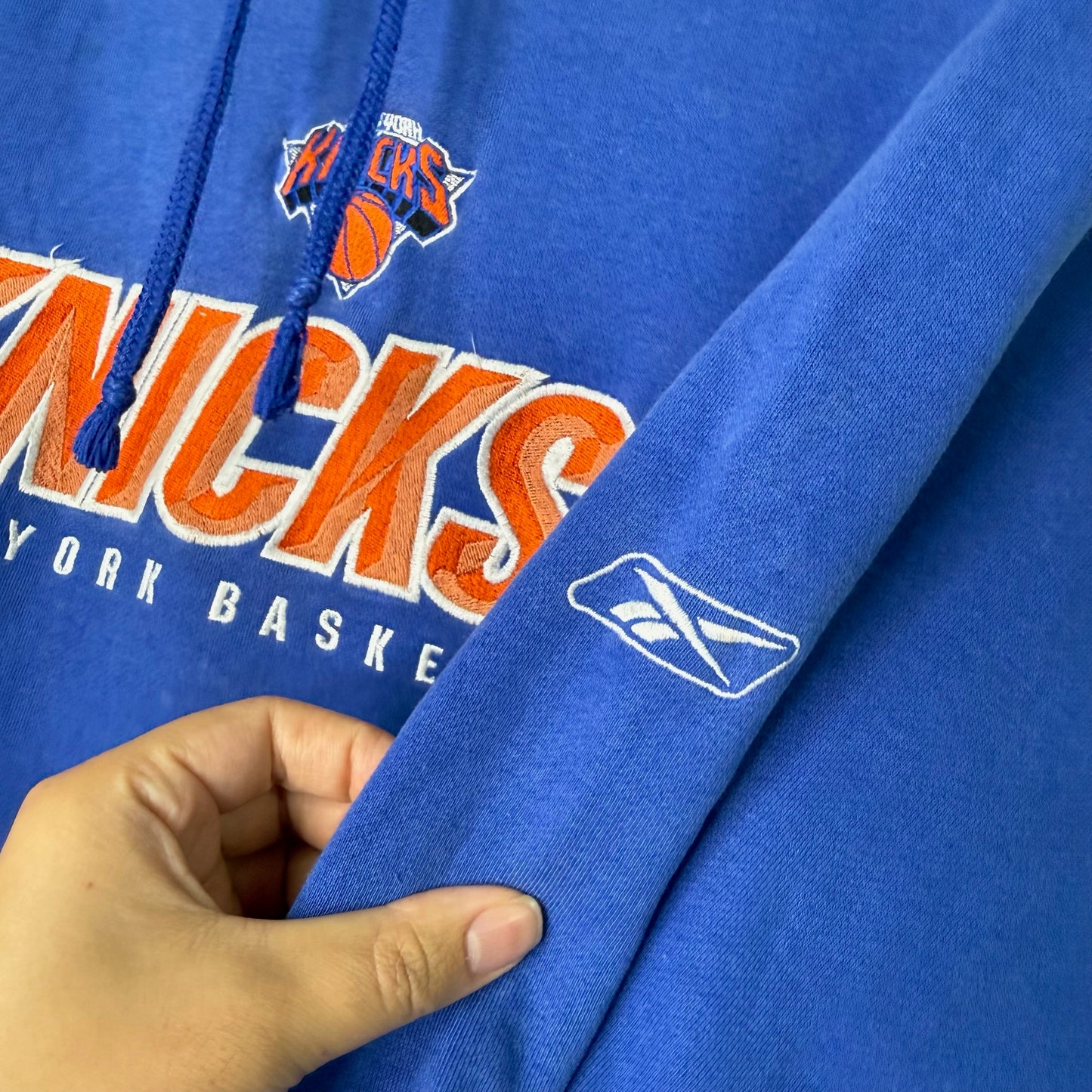 2000s New York Knicks NBA Reebok Hoodie Sz L
