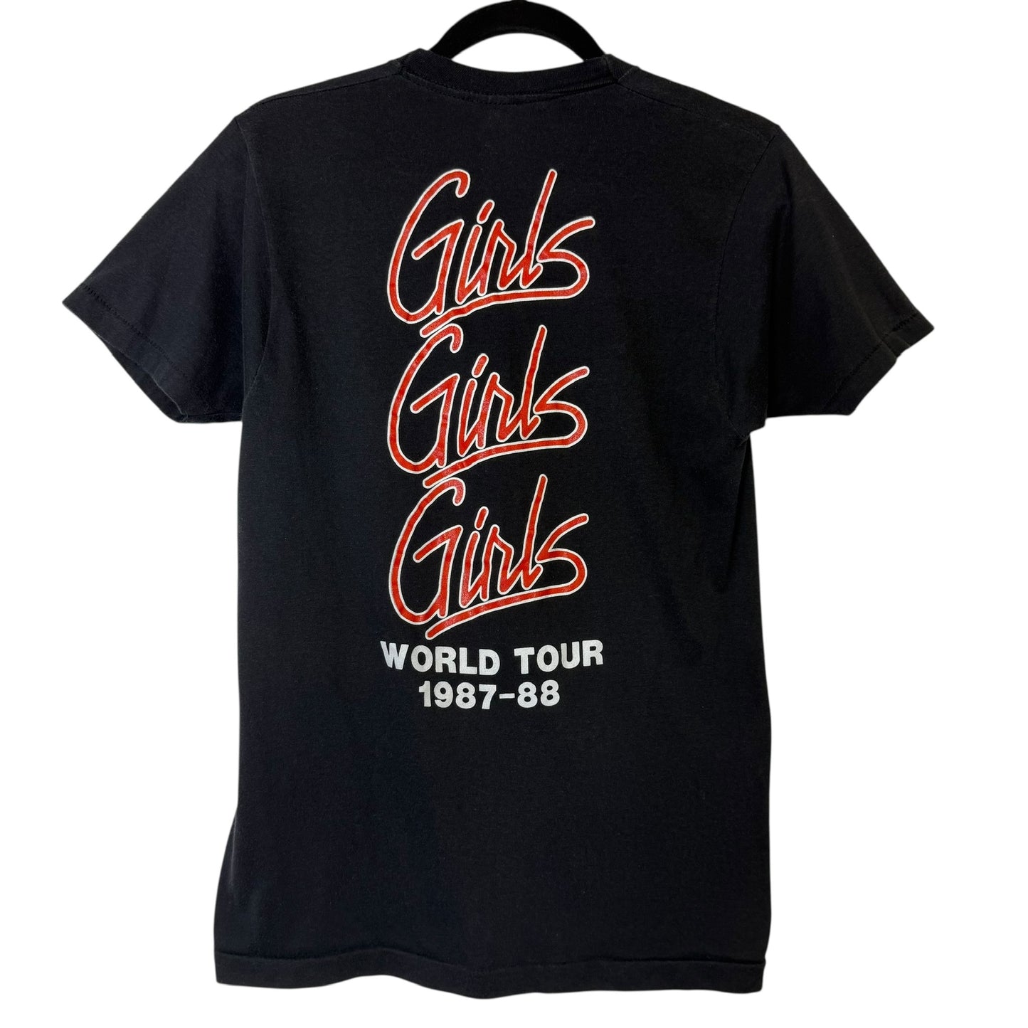 1987 Motley Crue Girls Girls Girls Hollywood Tour T-Shirt Sz M