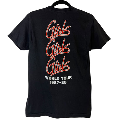 1987 Motley Crue Girls Girls Girls Hollywood Tour T-Shirt Sz M