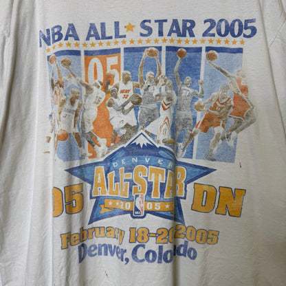 2005 NBA All Star Game Denver Colorado T-Shirt Sz XL (A6353)