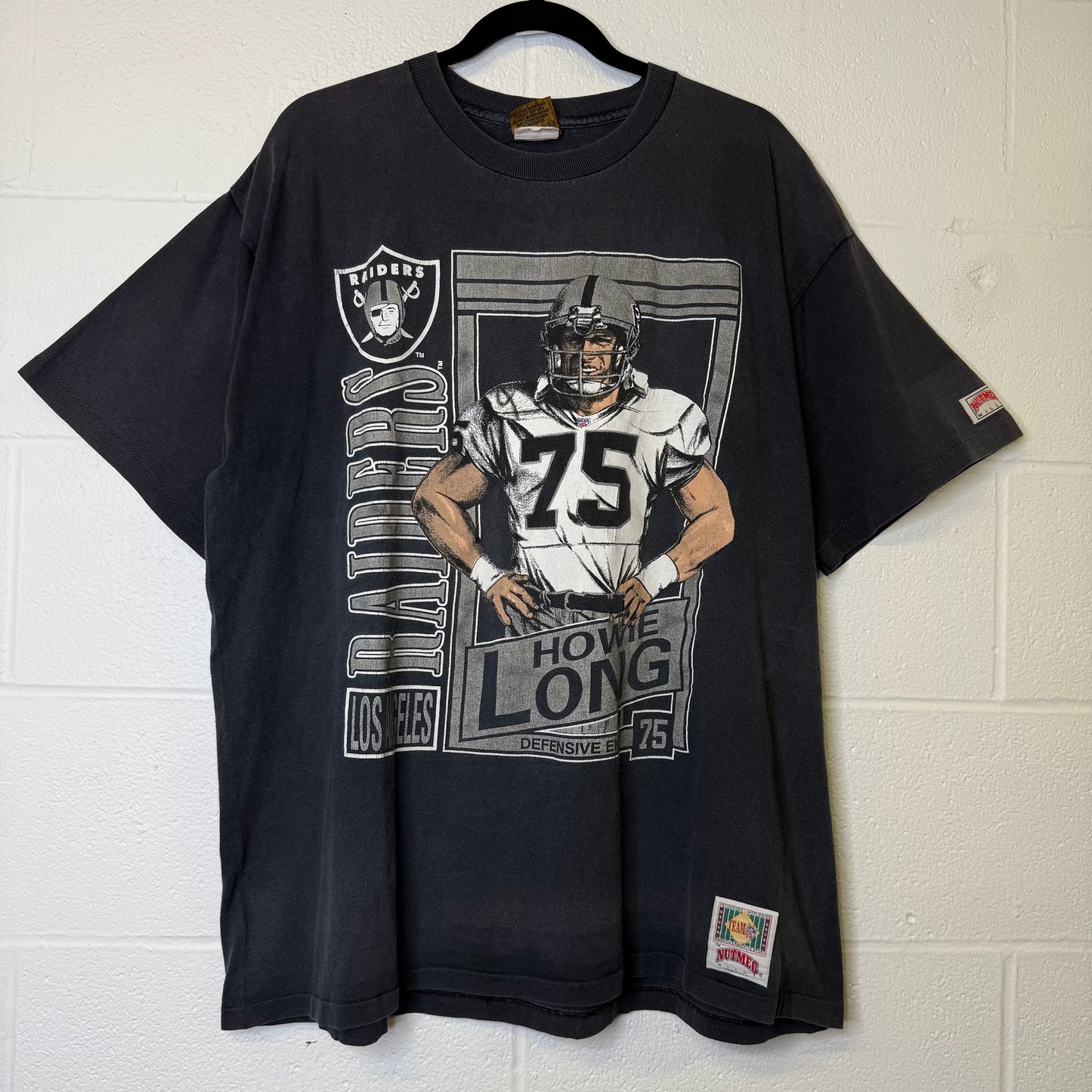 90s Oakland Raiders Nutmeg NFL Player Card T-Shirt