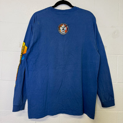 90's JNCO Flamehead USA Long sleeve T-Shirt Sz XL (B2929)