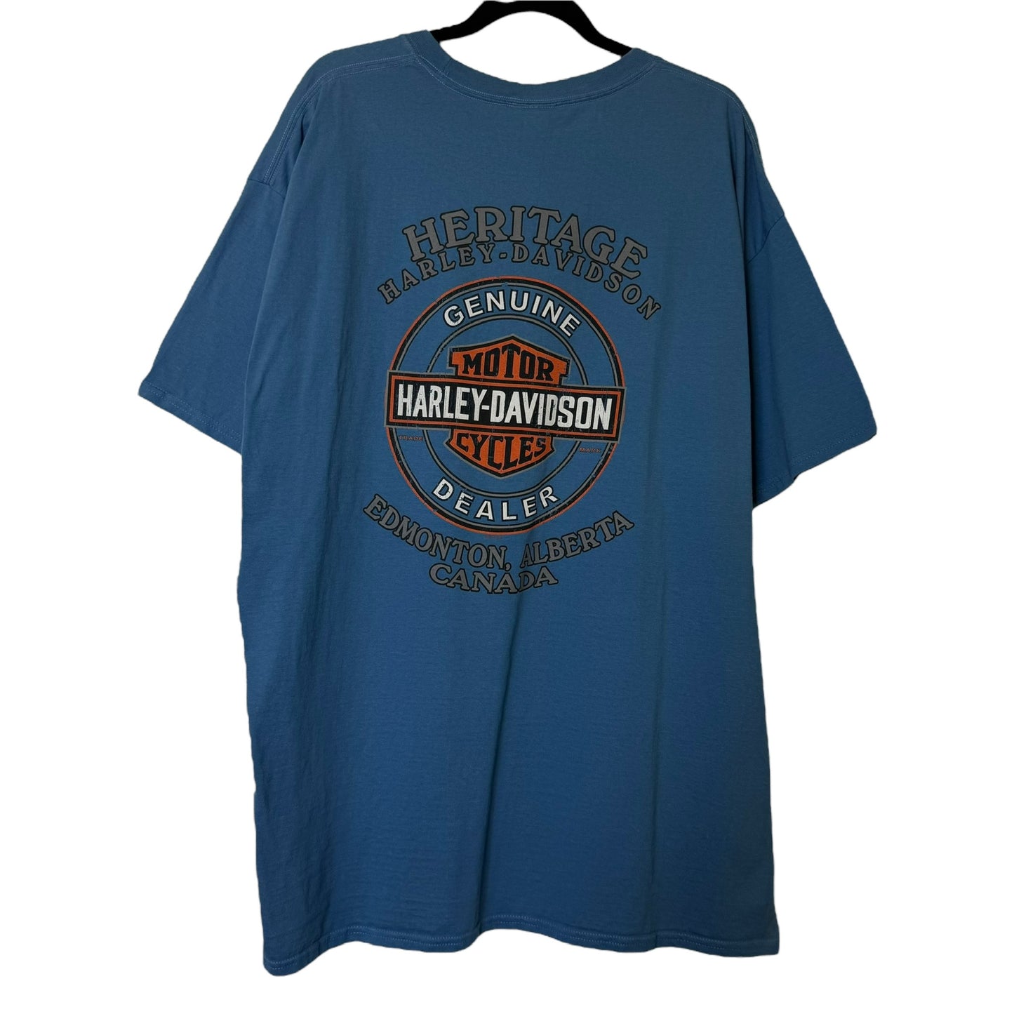 2010 Harley Davidson Edmonton T-shirt Sz 2XL (B570)
