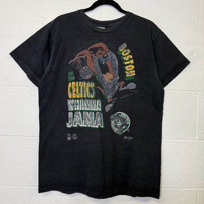 90s Taz Boston Celtics NBA T-Shirt Sz L (B2314)