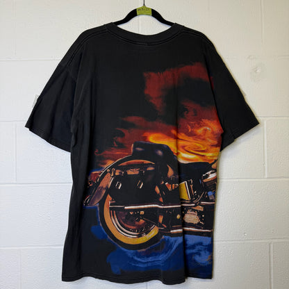 90's Harley Davidson AOP Sunset T-Shirt Sz XL (B1716)