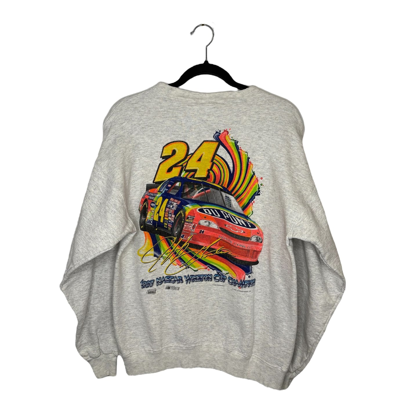 1997 Jeff Gordon NASCAR Crewneck Sz L (A3460)