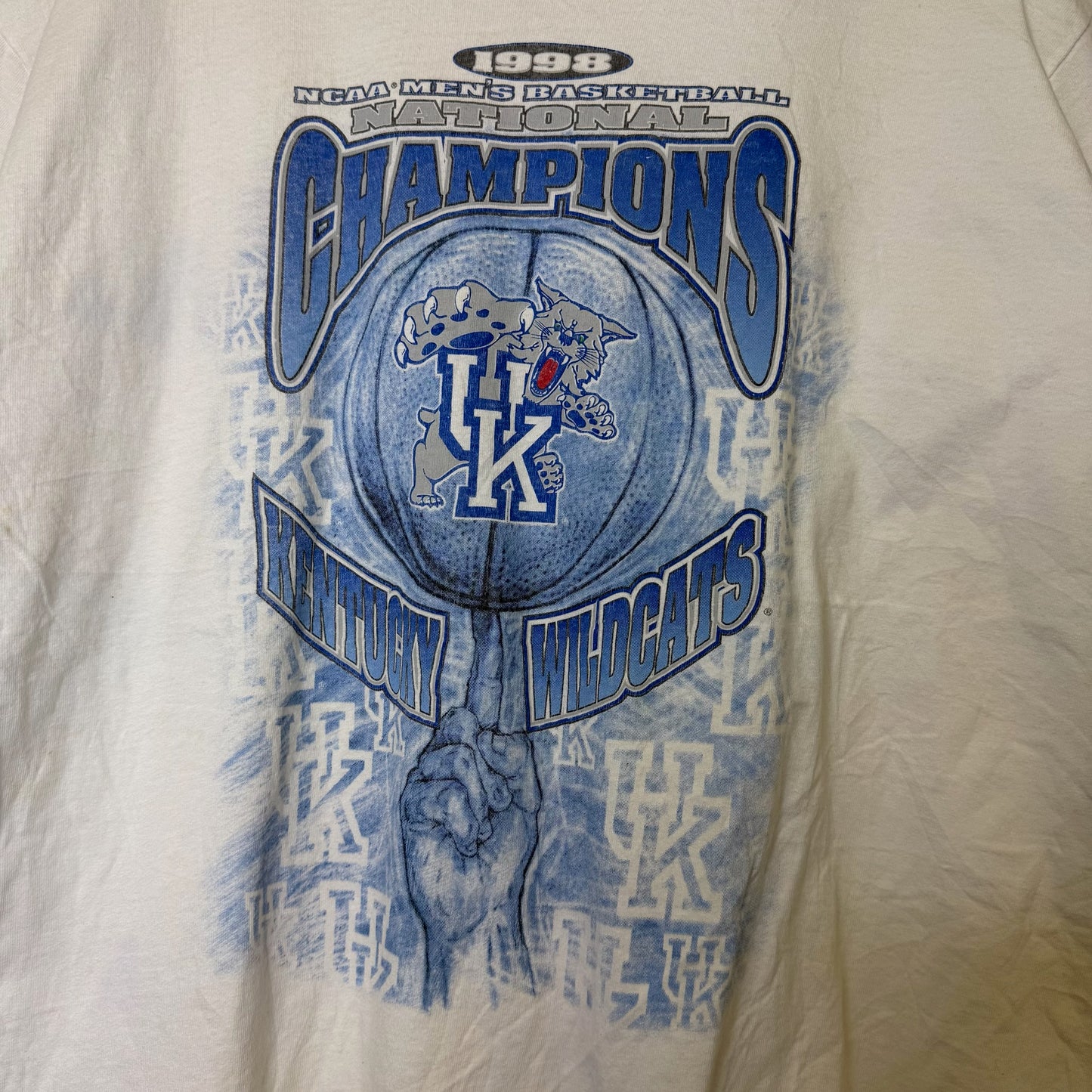 1998 Kentucky Wildcats Starter NCAA T-Shirt Sz L (B2150)