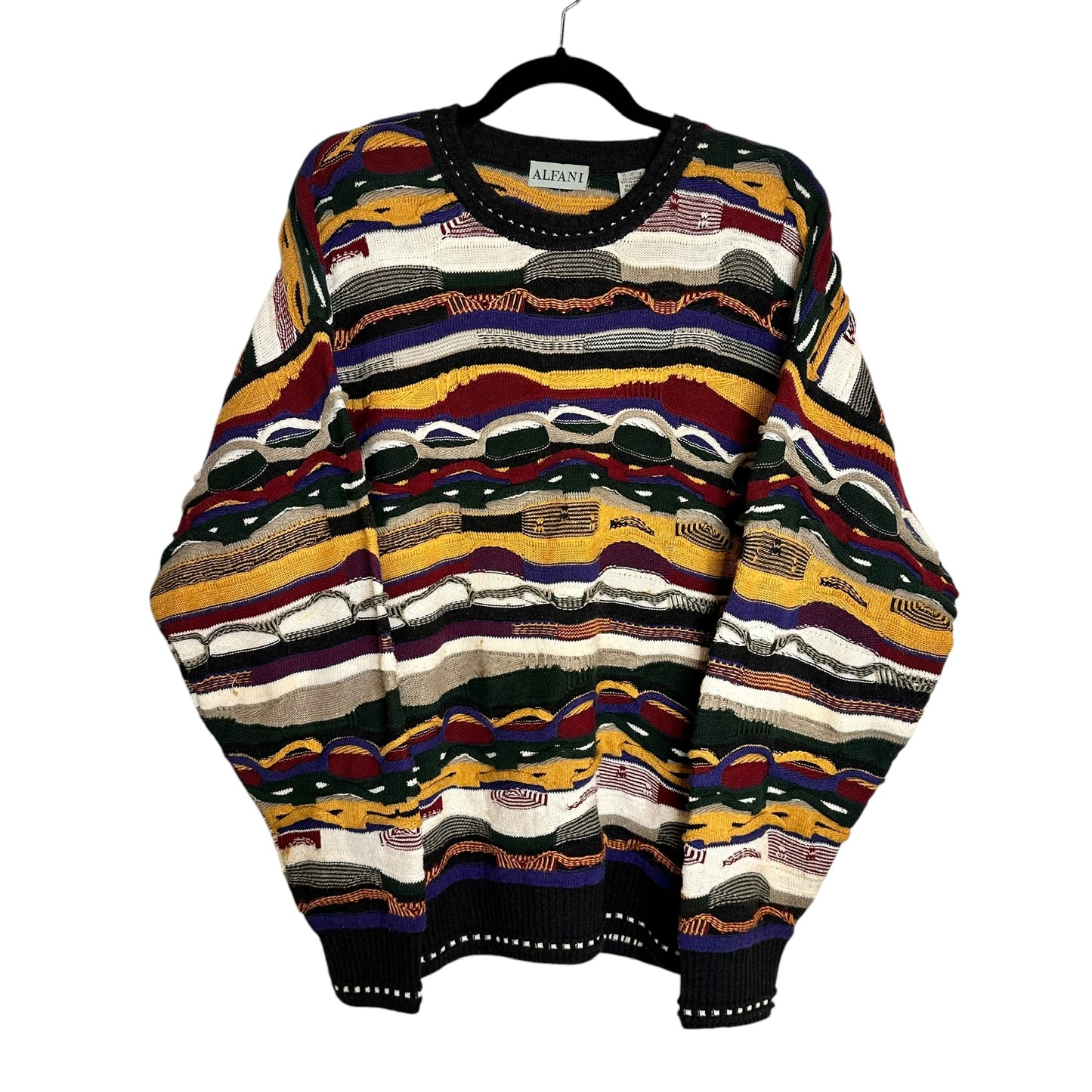 90's Coogi Style Sweater by Alfani Sz XL (A7465)