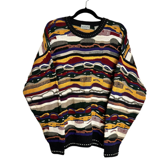 90's Coogi Style Sweater by Alfani Sz XL (A7465)