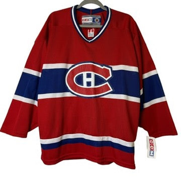 90's Montreal Canadiens Hockey NHL Jersey CCM Sz M (B1970)
