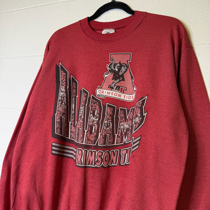 90's Alabama Crimson Tide Crewneck Sz L (B1686)