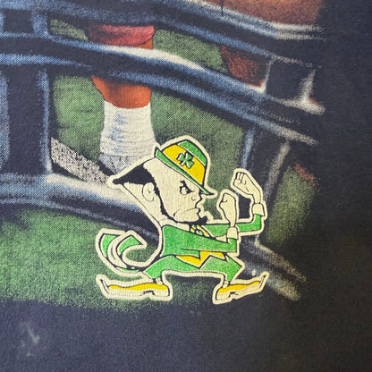 90's Notre Dame Fighting Irish Nutmeg NCAA T-Shirt Sz XL  (B2149)