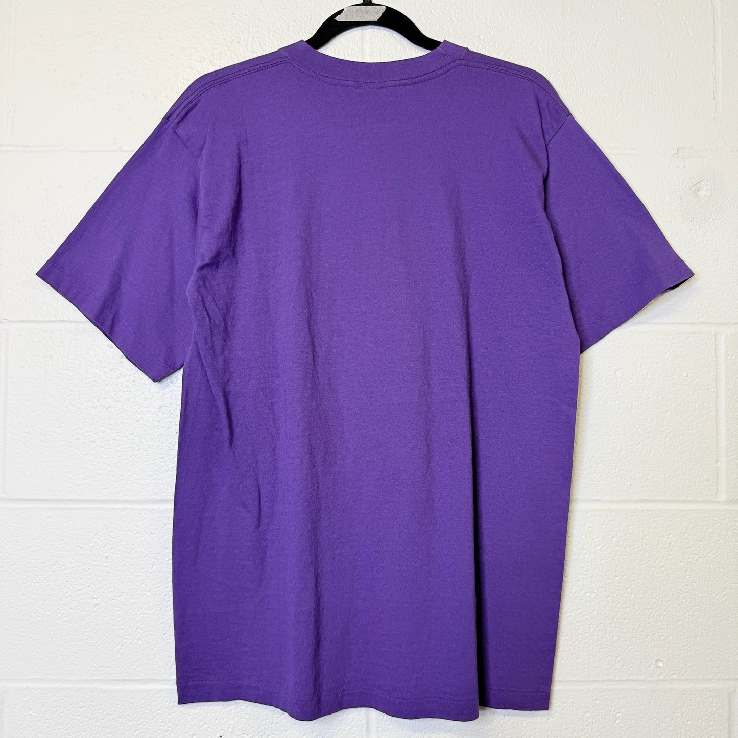 1990 Magic Johnson LA Lakers Salem NBA T-Shirt Sz L (A3093)