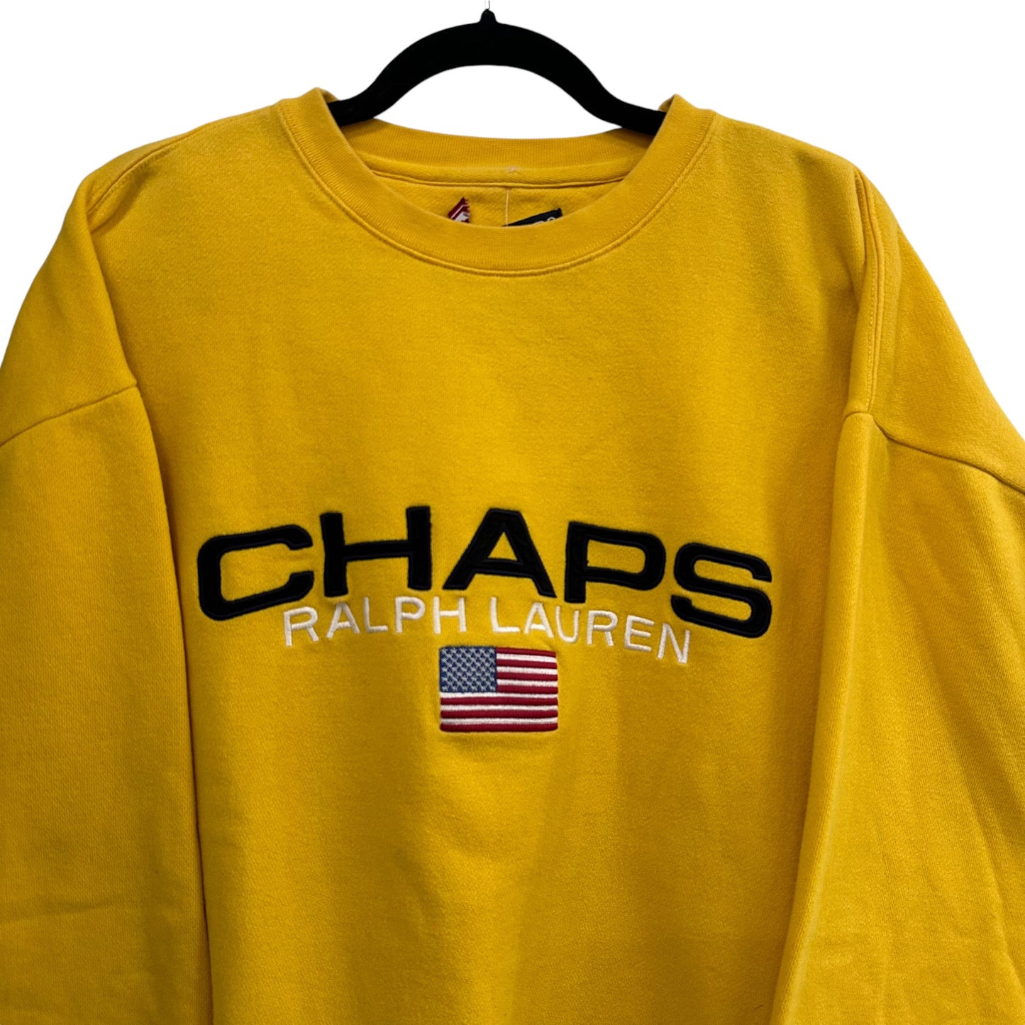 90's Chaps Ralph Lauren Spellout Crewneck Sz XL (A3514)