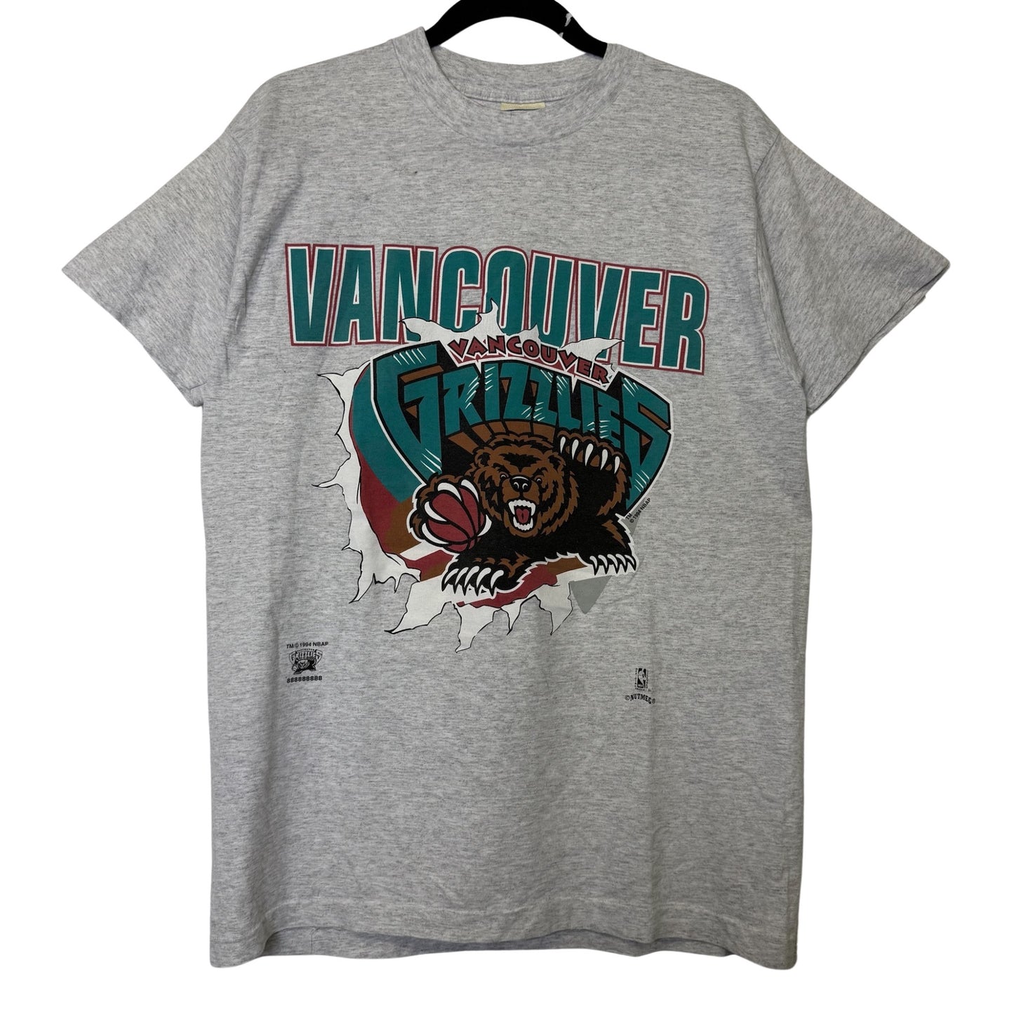 1994 Vancouver Grizzlies NBA Breakthrough T-Shirt Sz L (B2940)