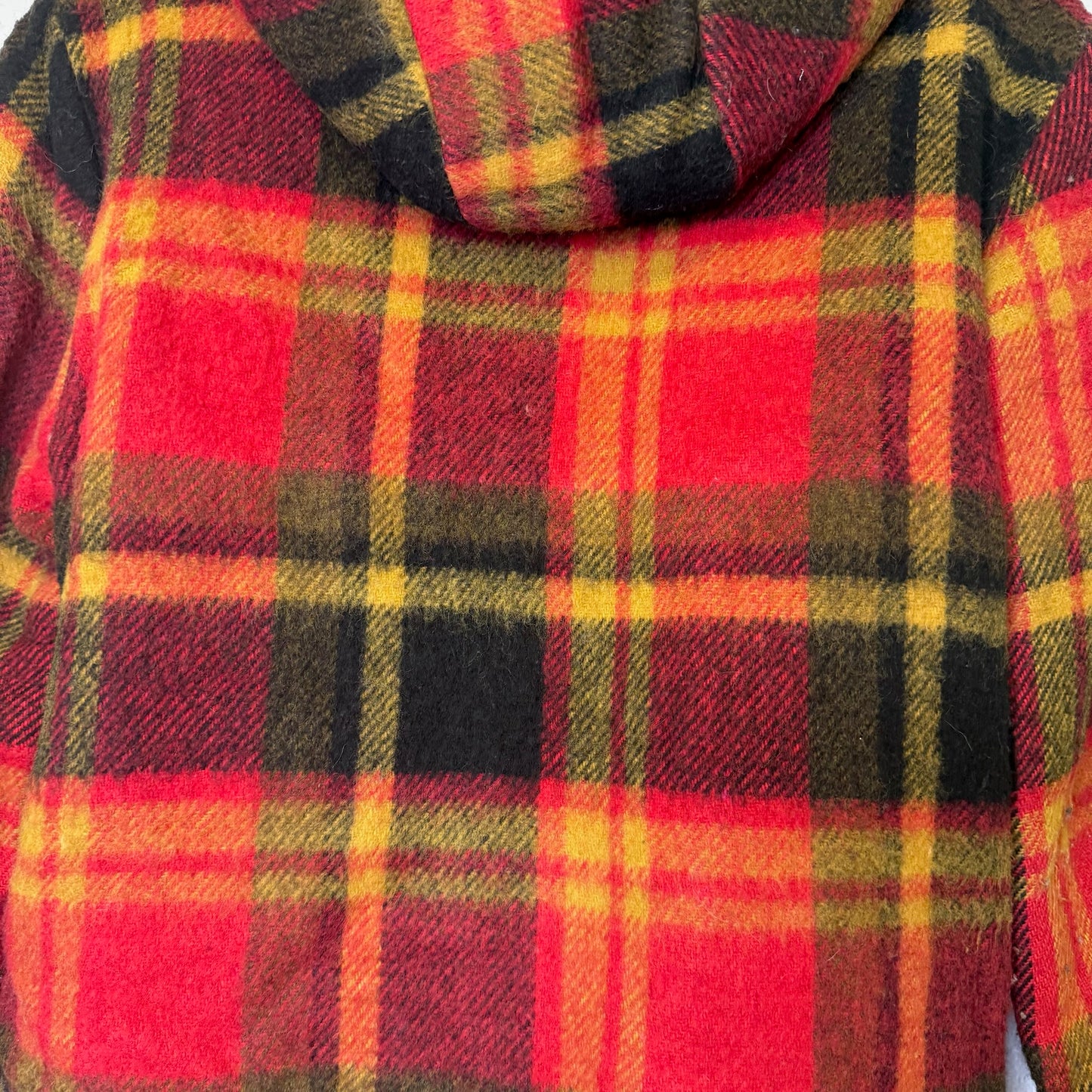 70's Plaid Canadian Made Jacket Sz M (B1778)