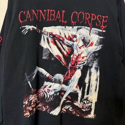 2002 Cannibal Corpse Band Long Sleeve T-shirt Sz L (A6360)