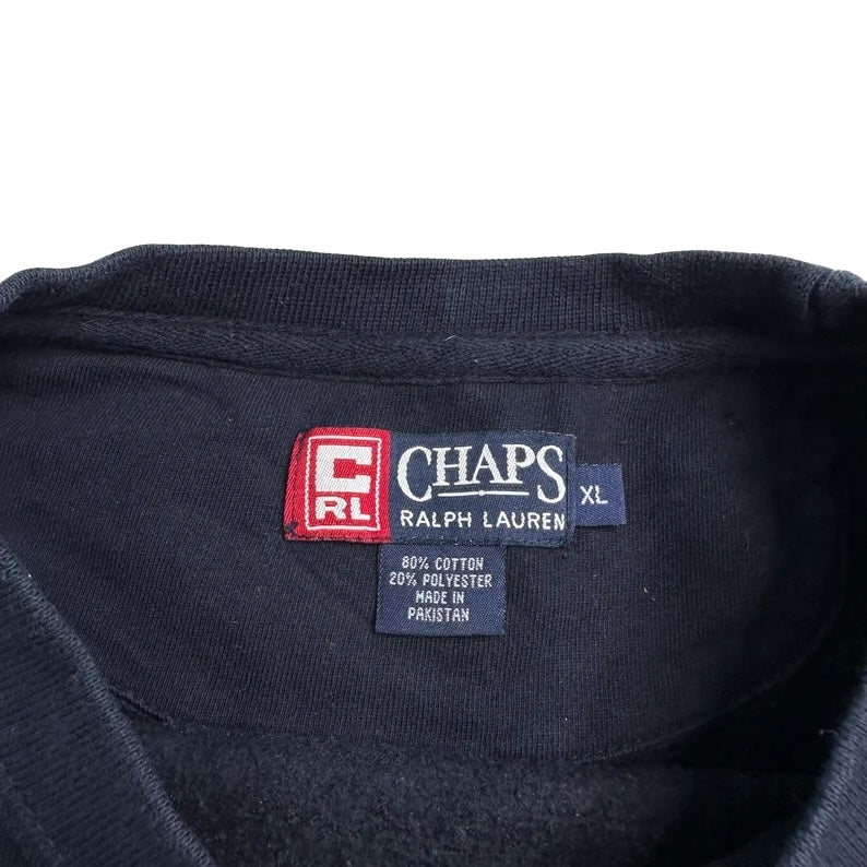 90's Chaps by Ralph Lauren Spellout Crewneck Sz XL (A1177)