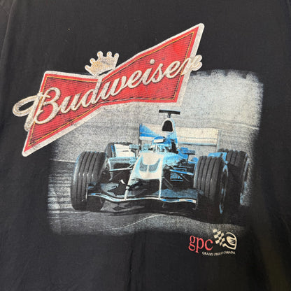 2000s Budweiser Formula 1 Grand Prix Montreal T-Shirt Sz L (B627)