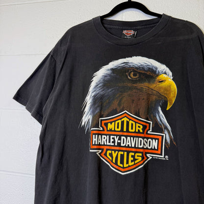1991 Harley Davidson Eagle T-Shirt Sz L (B1155)