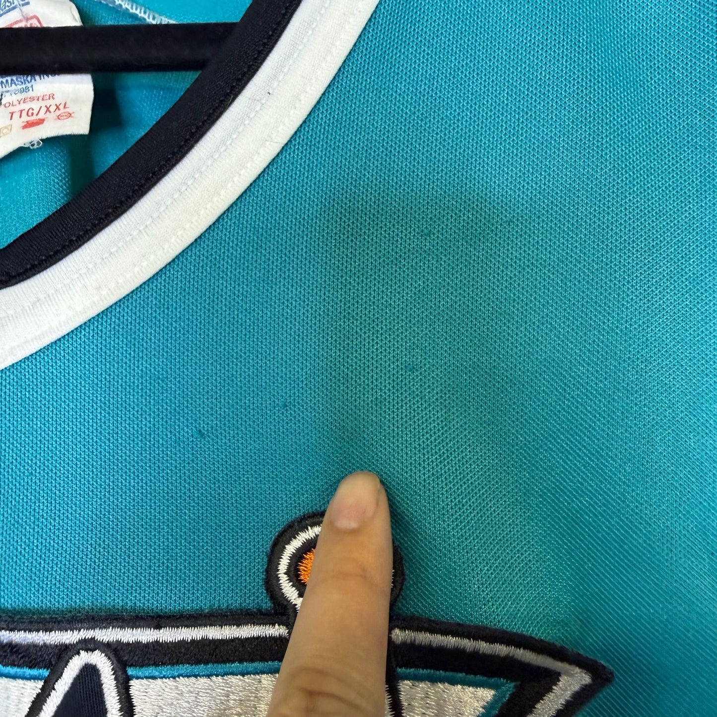 90s San Jose Sharks NHL Hockey Jersey Sz XXL (B2306)