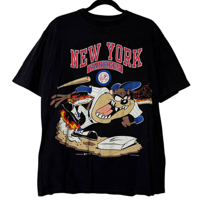 1994 Looney Tunes New York Yankees MLB T-Shirt Sz L (B1624)