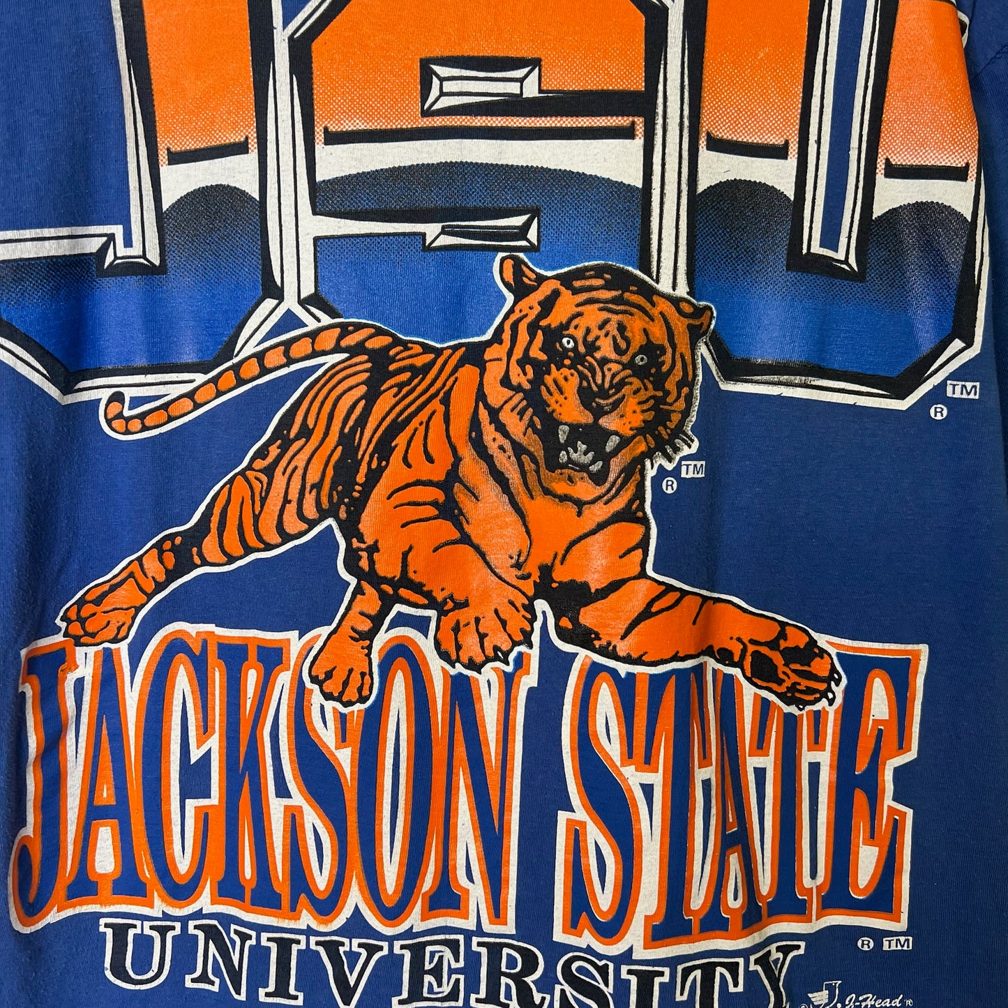 90s Mississippi Jackson State NCAA T-shirt Sz XL (B2444)