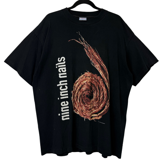 1995 Nine Inch Nails NIN Down The Spiral Rope Band T-Shirt Sz XL