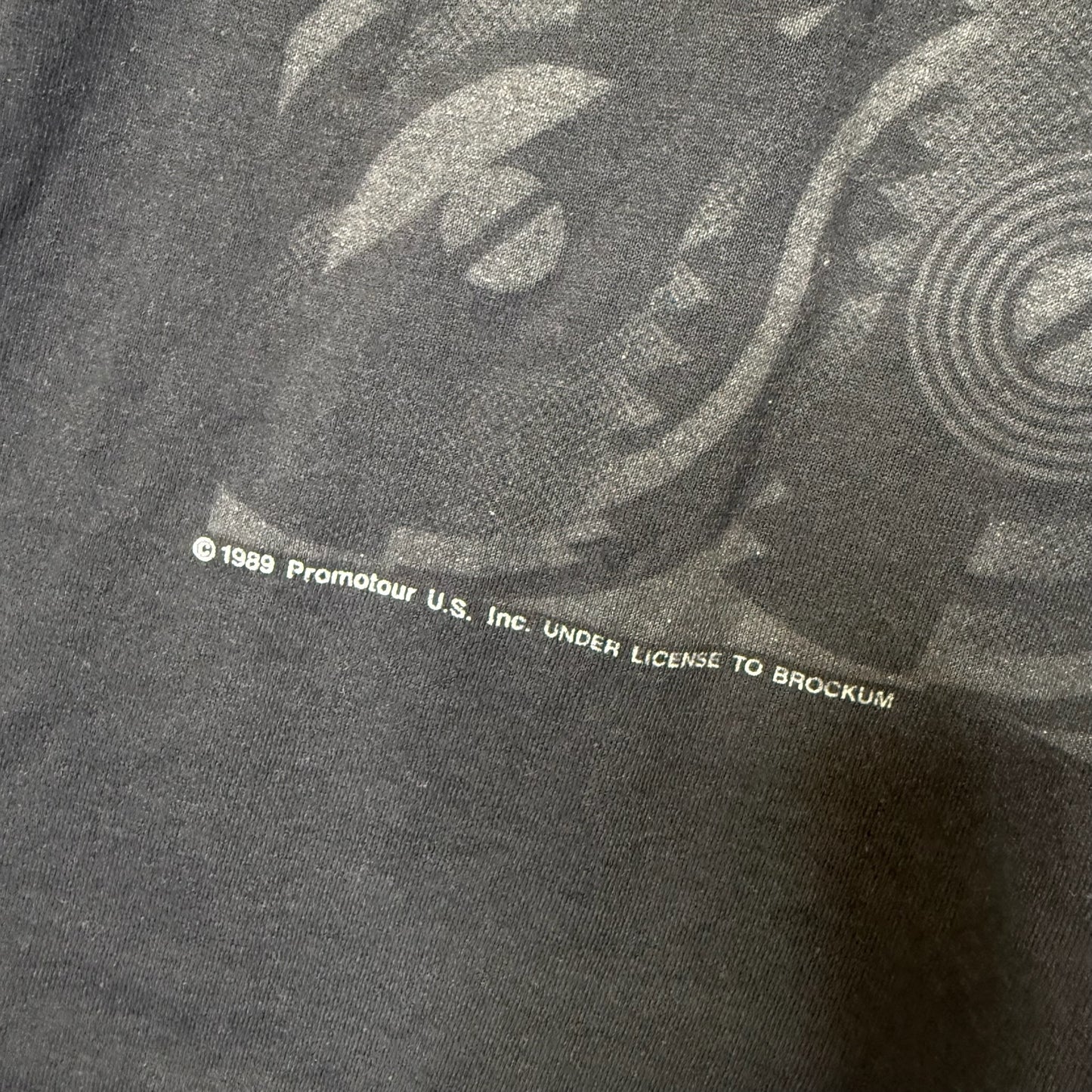 1989 Rolling Stones Streel Wheels T-Shirt Sz M (B362)