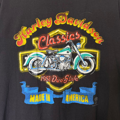 90's Harley Davidson 1952 Duo Style T-shirt Sz M (B603)