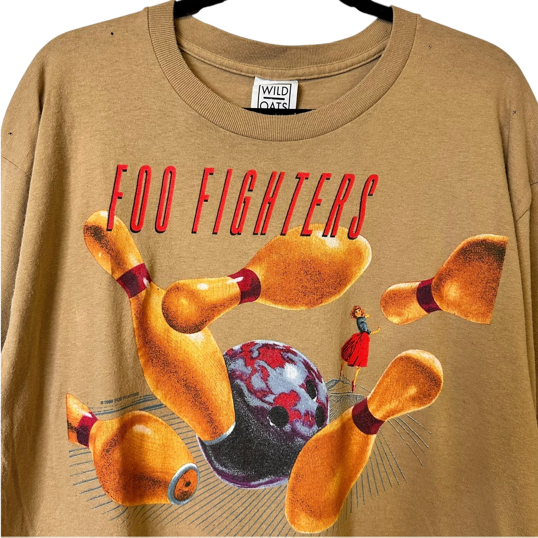 1996 Foo Fighters Bowling Pins T-Shirt Sz L – 4th Quarter Vintage