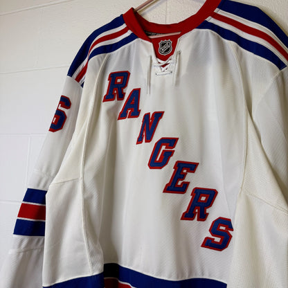 90s New York Rangers Hockey NHL Jersey Reebok Dale Byers Game Worn (B1980)