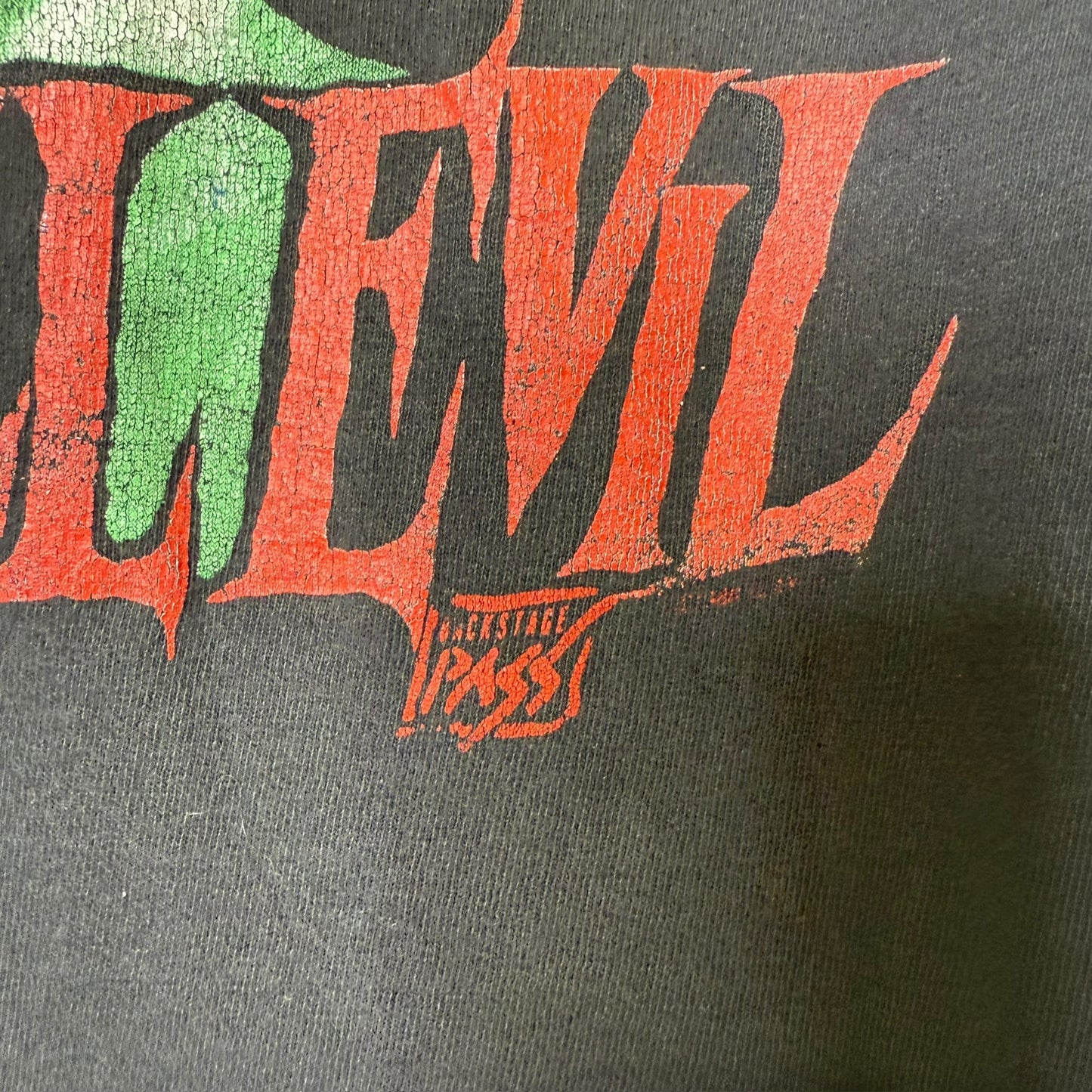1989 Slayer Root of All Evil Backstage Pass T-Shirt