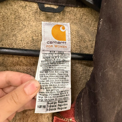 2007 Carhartt Detroit Jacket Salmon Pink Women's XL