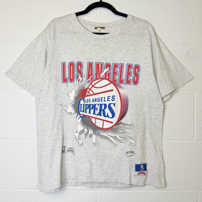 90's Los Angeles Clippers Nutmeg Breakthrough T-Shirt (B2075)