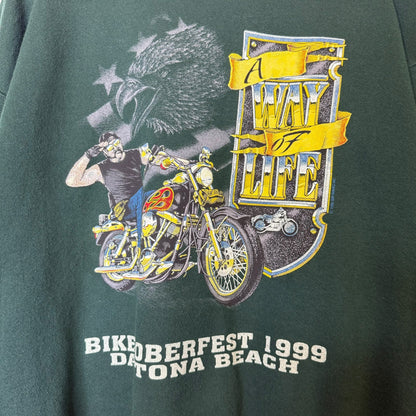 1999 Biketober Fest Dayton Beach Crewneck Sz XL (B1907)